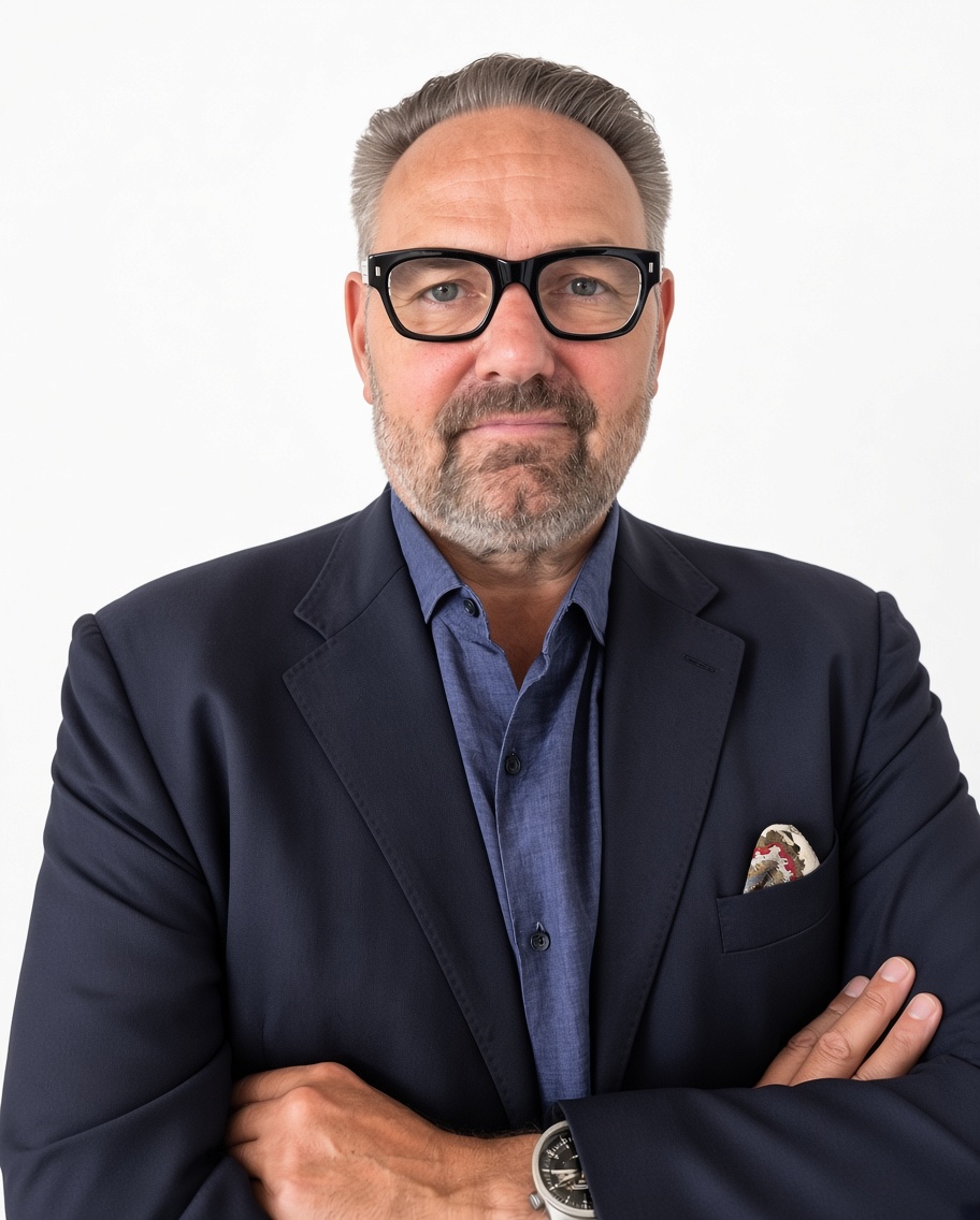 Portrait of Frank Marco Holle, founder of PensionHunter